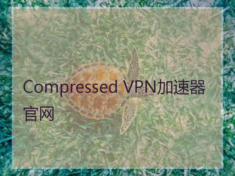 Compressed VPN加速器官网