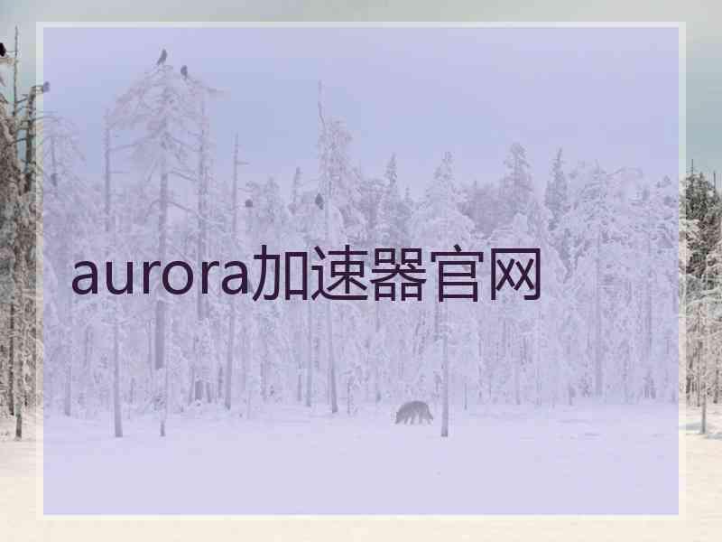 aurora加速器官网