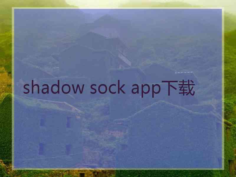 shadow sock app下载