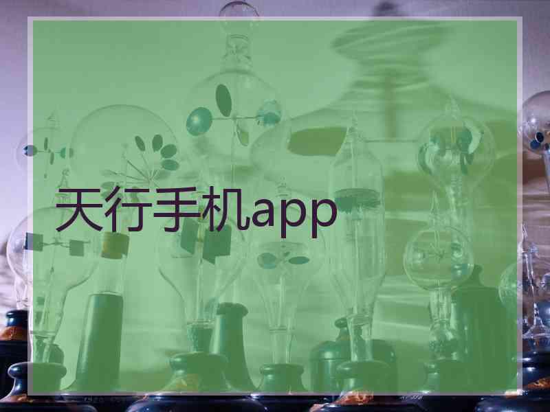 天行手机app