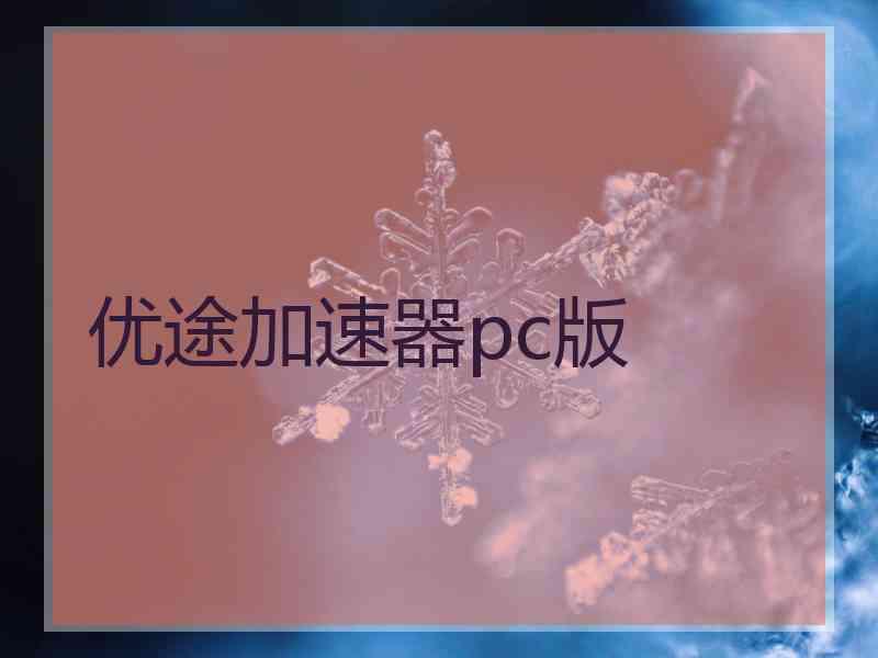 优途加速器pc版